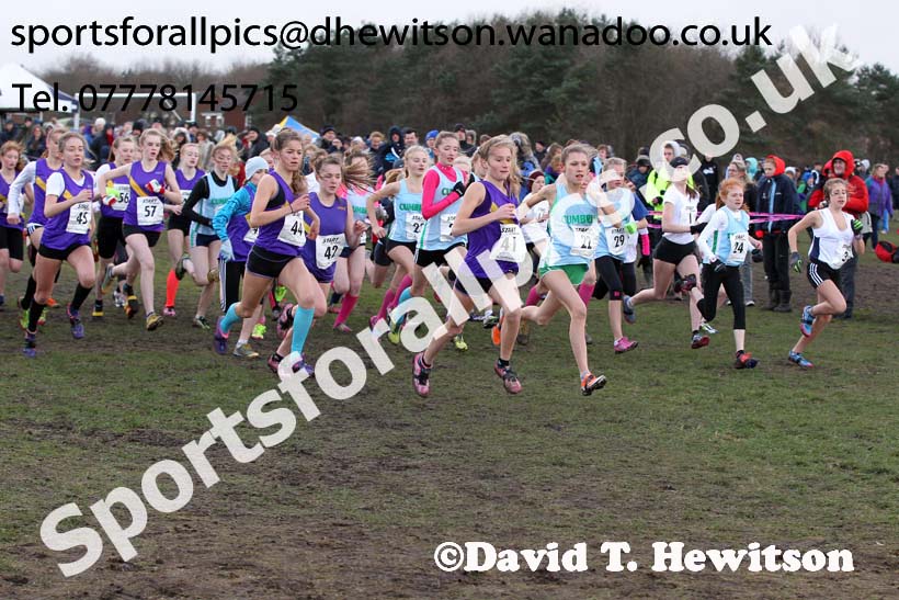 Junior girls 1. Photo: David T. Hewitson/Sports for All Pics